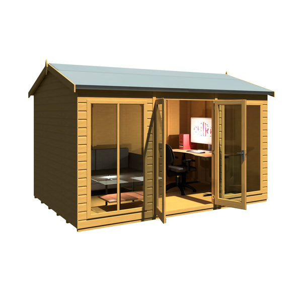 Shire Mayfield 12x8 12mm Interlock Cladding  Summerhouse - Best Shed