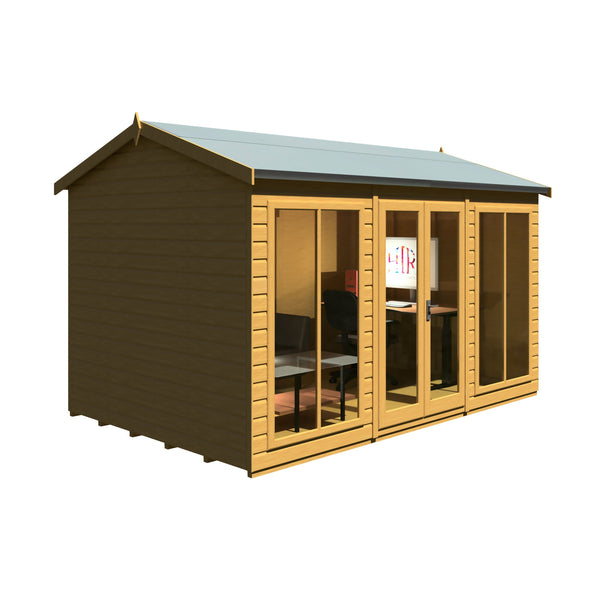 Shire Mayfield 12x8 12mm Interlock Cladding  Summerhouse - Best Shed