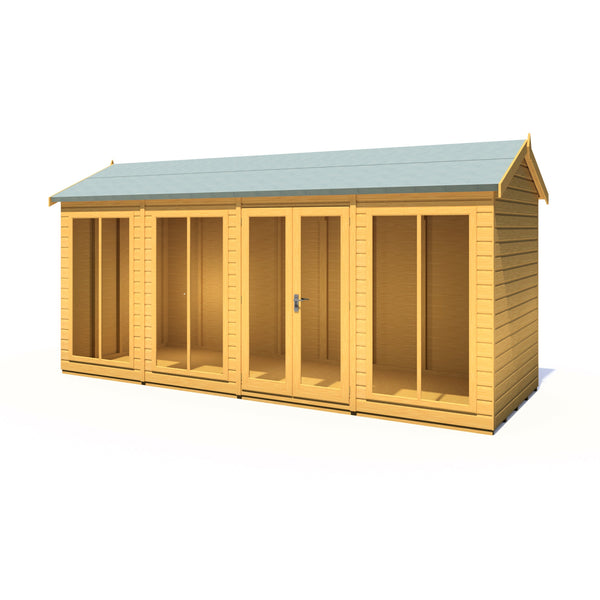 Shire Mayfield 16x6 12mm Interlock Cladding  Summerhouse - Best Shed