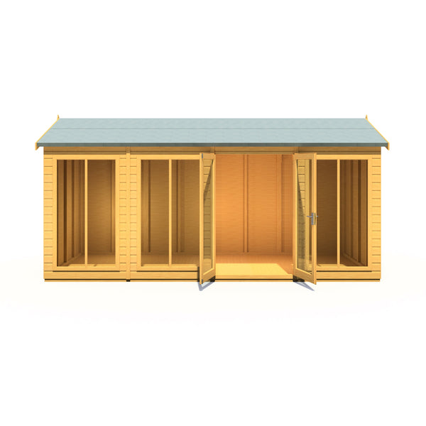 Shire Mayfield 16x6 12mm Interlock Cladding  Summerhouse - Best Shed