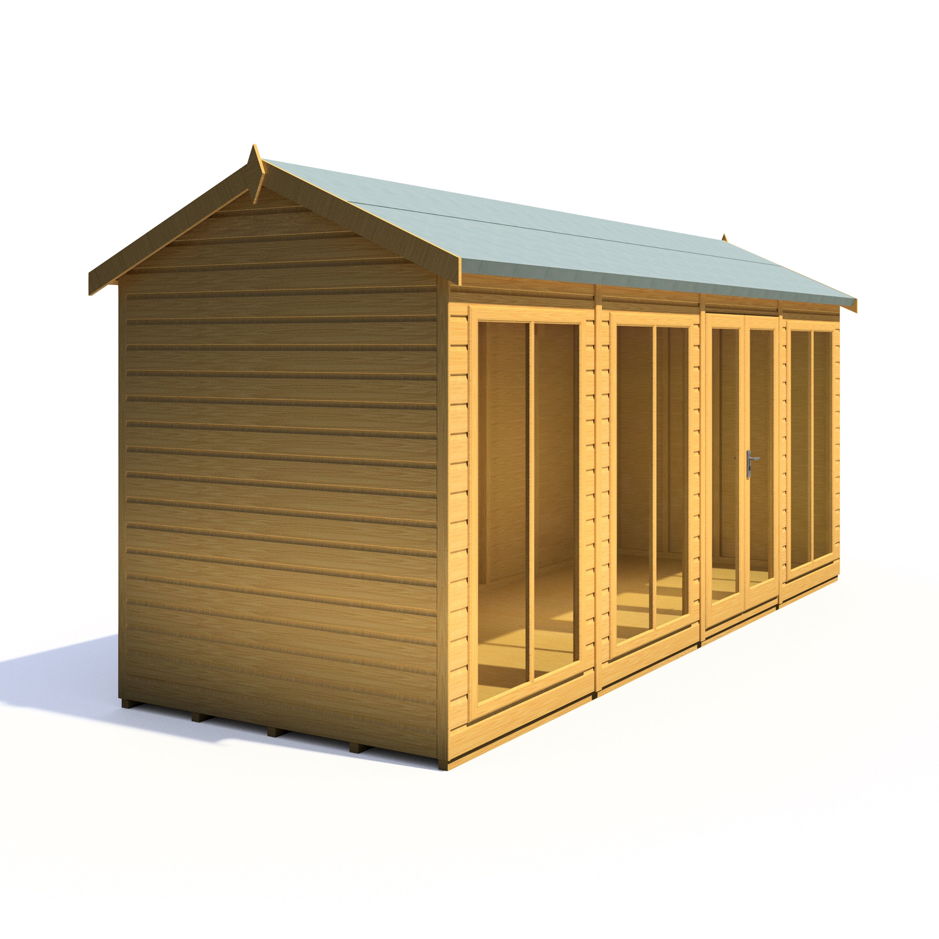 Shire Mayfield 16x6 12mm Interlock Cladding  Summerhouse - Best Shed