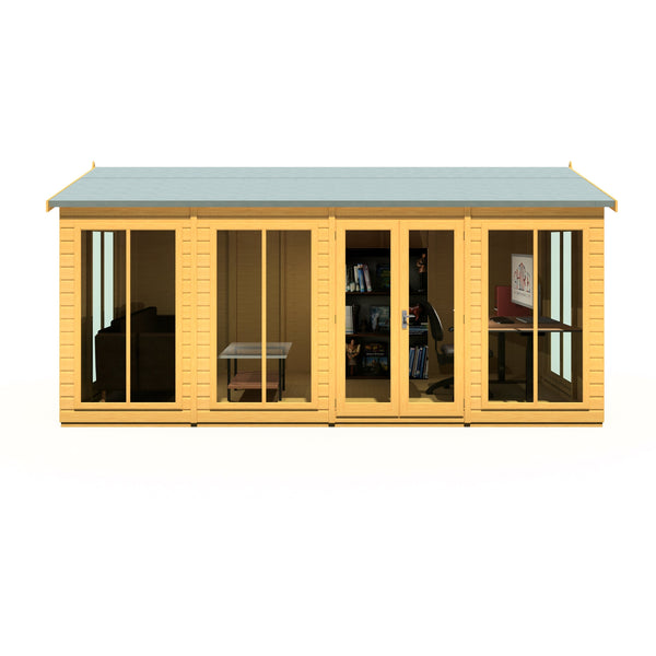 Shire Mayfield 16x8 12mm Interlock Cladding  Summerhouse - Best Shed