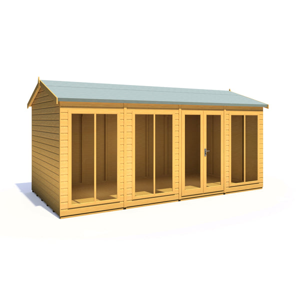 Shire Mayfield 16x8 12mm Interlock Cladding  Summerhouse - Best Shed