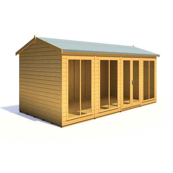 Shire Mayfield 16x8 12mm Interlock Cladding  Summerhouse - Best Shed