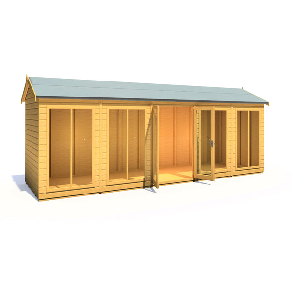 Shire Mayfield 20x6 12mm Interlock Cladding  Summerhouse - Best Shed