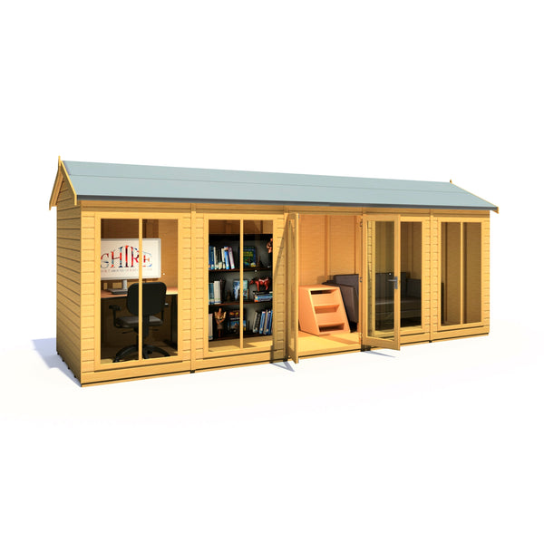 Shire Mayfield 20x6 12mm Interlock Cladding  Summerhouse - Best Shed