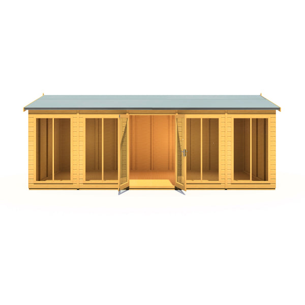 Shire Mayfield 20x8 12mm Interlock Cladding  Summerhouse - Best Shed