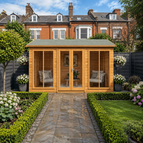 Shire Mayfield 12x6 12mm Interlock Cladding  Summerhouse