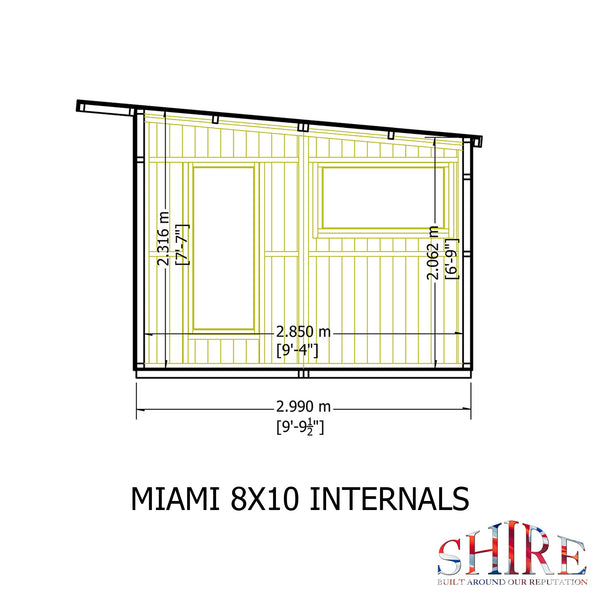 Miami 8x10 Premium Summerhouse