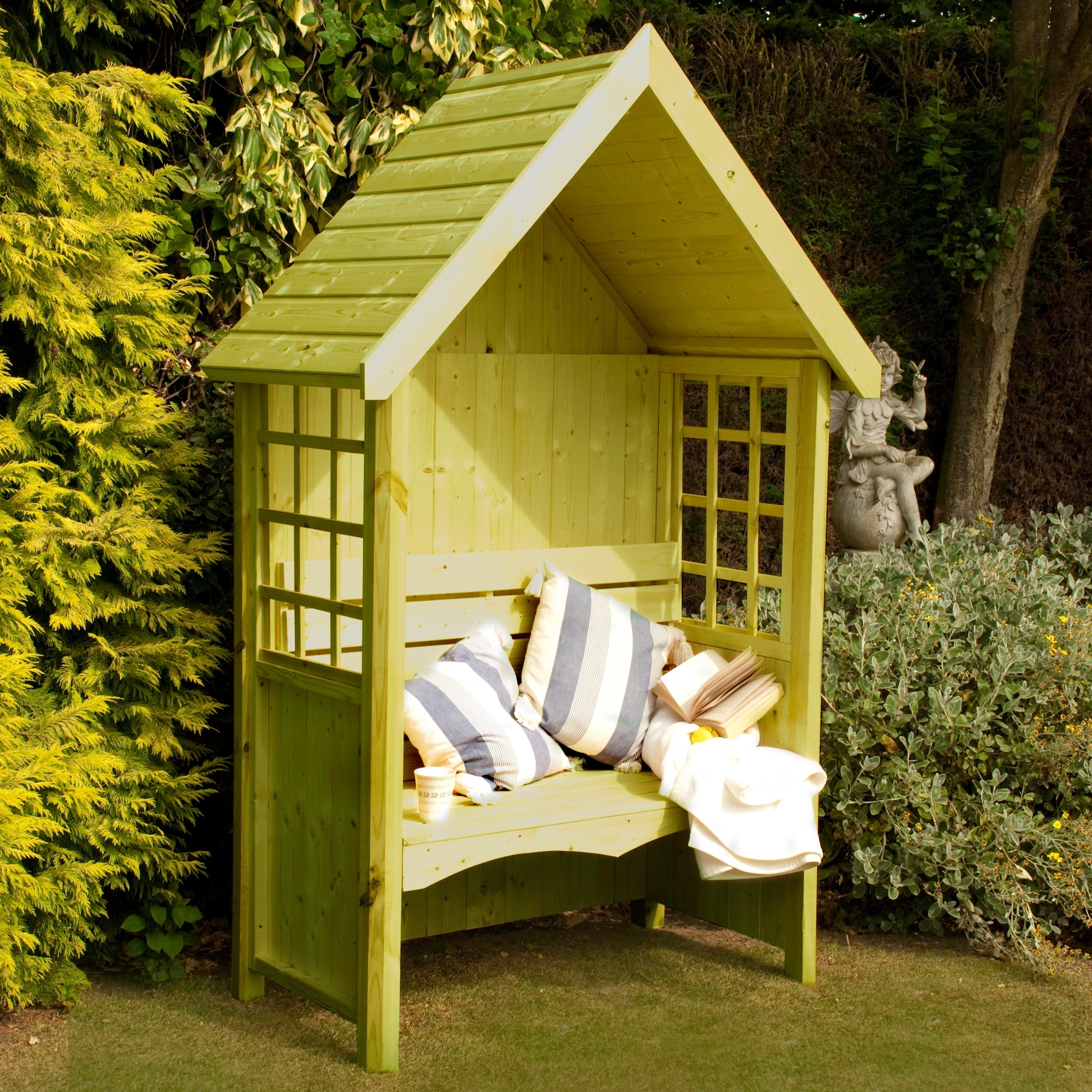 Shire Mimosa 1.4x0.7m Arbour Seat - Best Shed