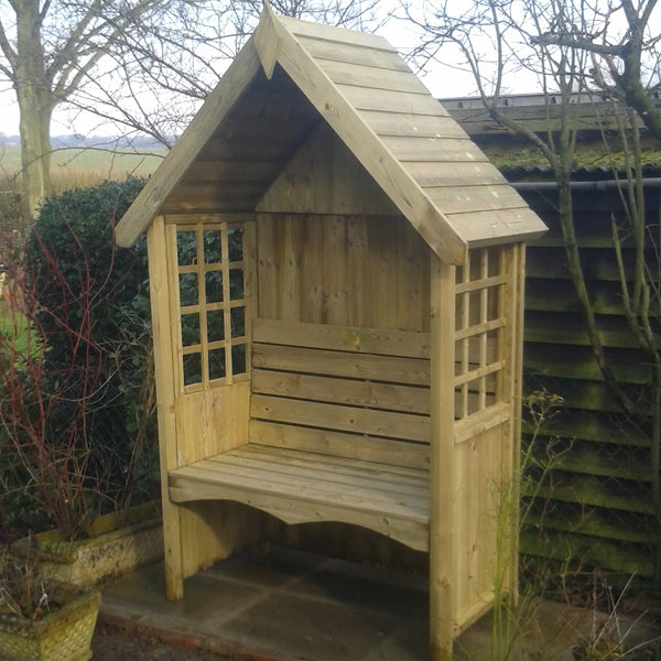 Shire Mimosa 1.4x0.7m Arbour Seat - Best Shed