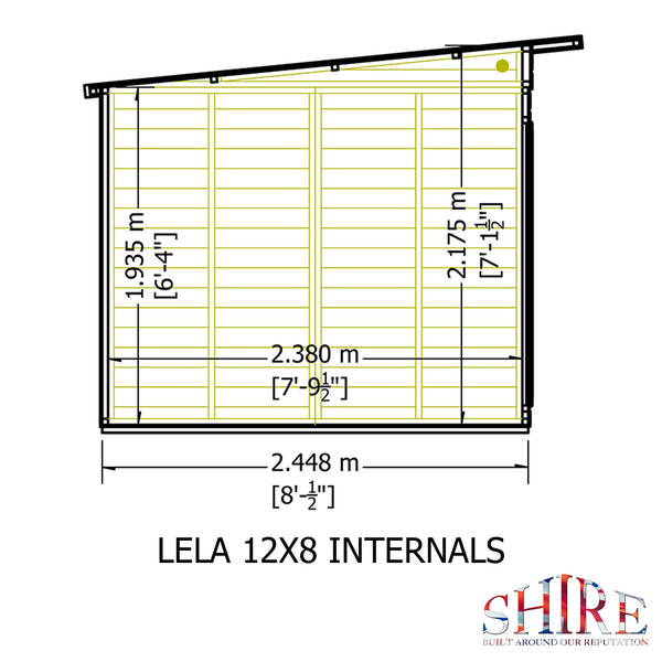 Shire Lela 12x8 Summerhouse
