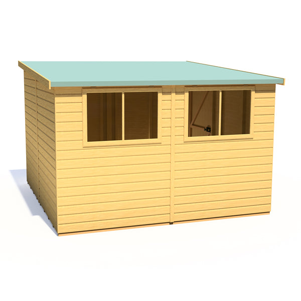 Norfolk Style B 10x12 single door 12mm Shiplap Garden Shed