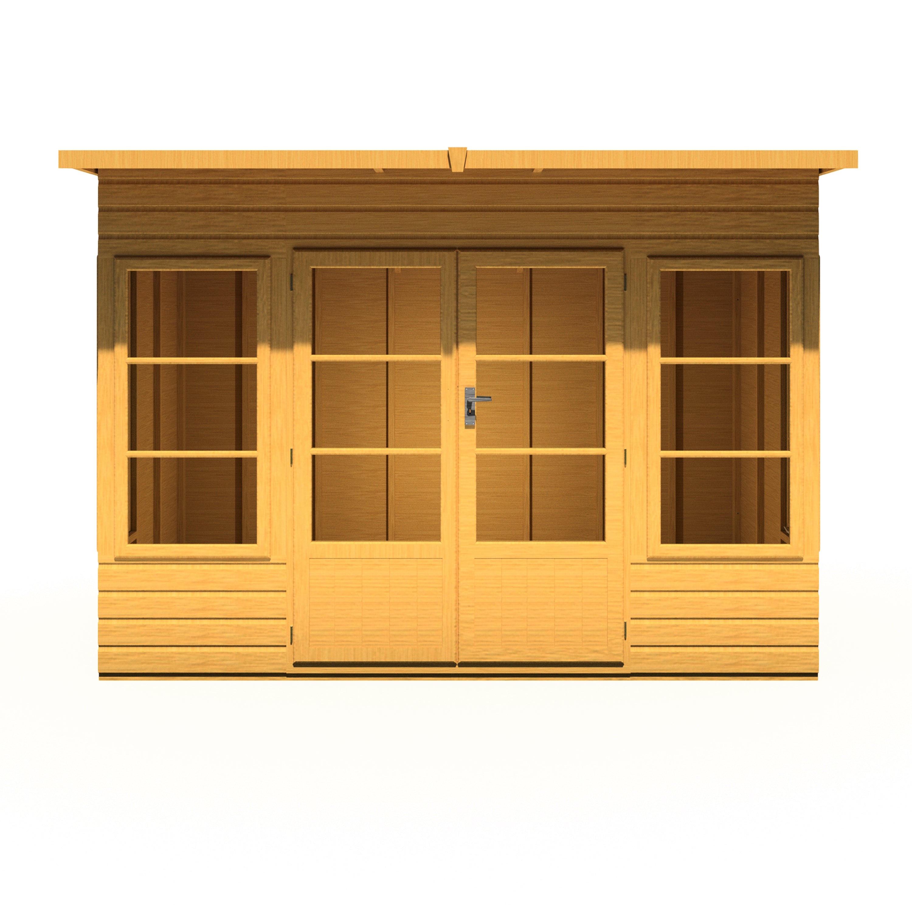 Shire Orchid 10x6G Summerhouse with curved roof - Best Shed