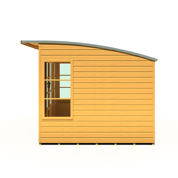 Shire Orchid 10x8G Summerhouse with curved roof - Best Shed
