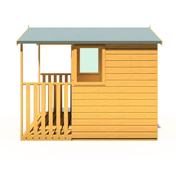 Orkney 7x8 Garden Shed with Veranda 12mm Shiplap T&G
