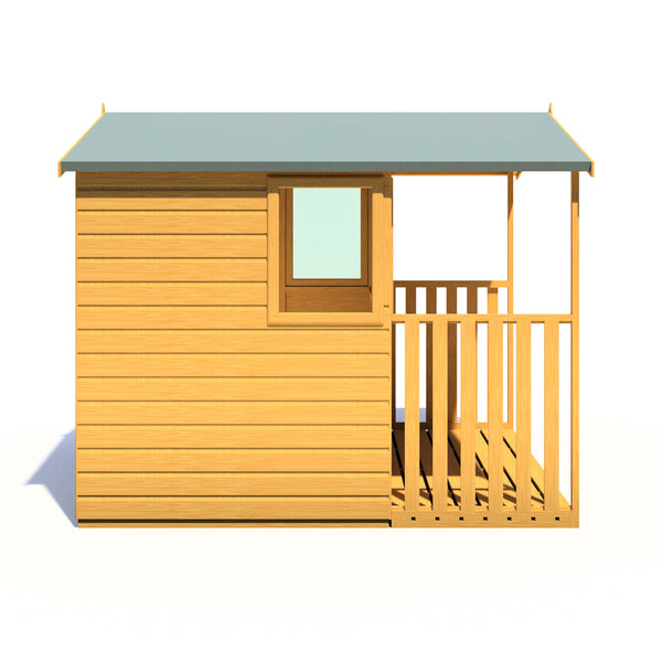 Orkney 7x8 Garden Shed with Veranda 12mm Shiplap T&G