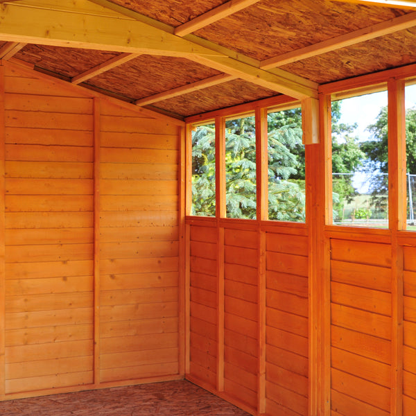 Overlap Double Door 10x15 Economy Storage Shed