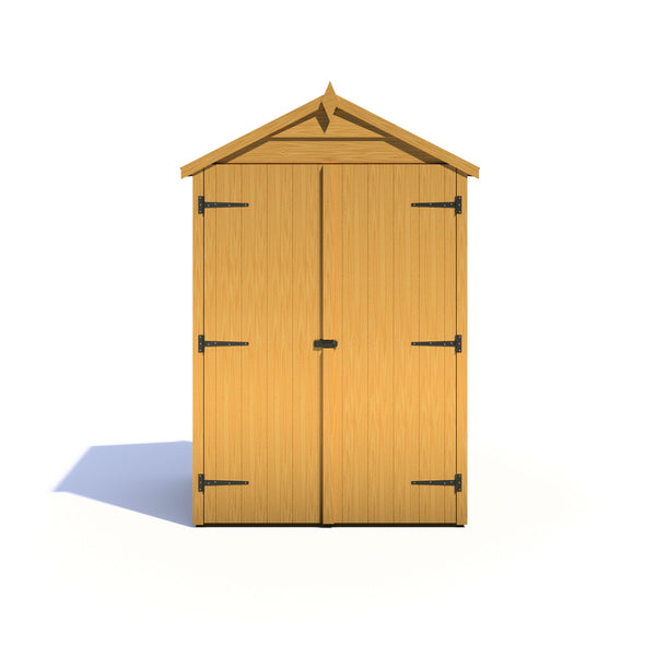 Shire Overlap Double Door 4x3 Storage Shed - Best Shed