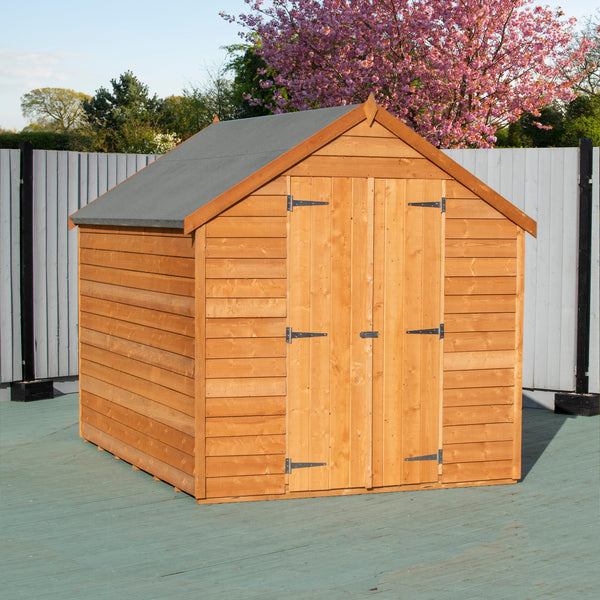 Shire Overlap 8x6 Double Door Economy With Window Storage Shed - Best Shed