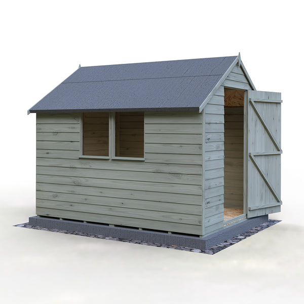 Shire Overlap 8x6 Value with Window Pressure Treated Storage Shed