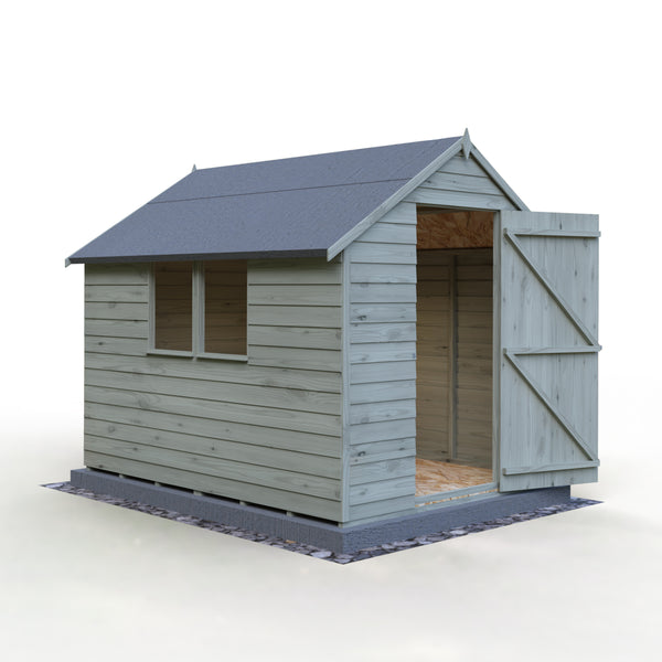 Shire Overlap 8x6 Value with Window Pressure Treated Storage Shed