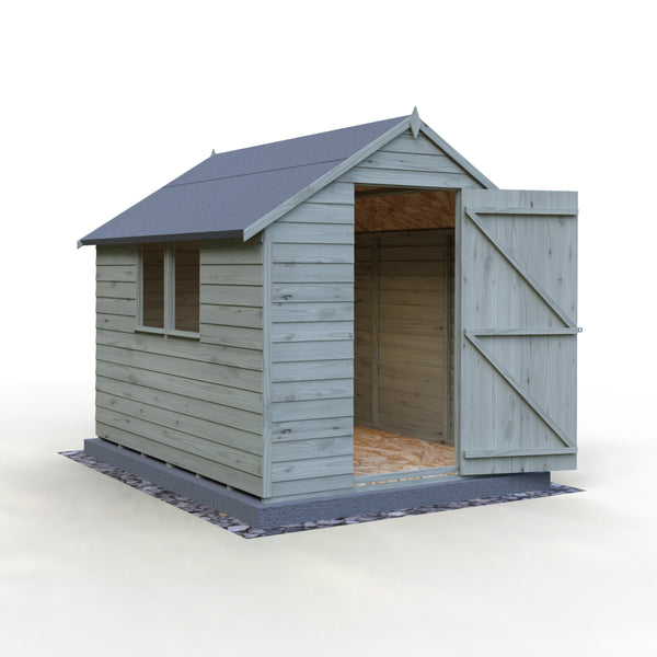 Shire Overlap 8x6 Value with Window Pressure Treated Storage Shed