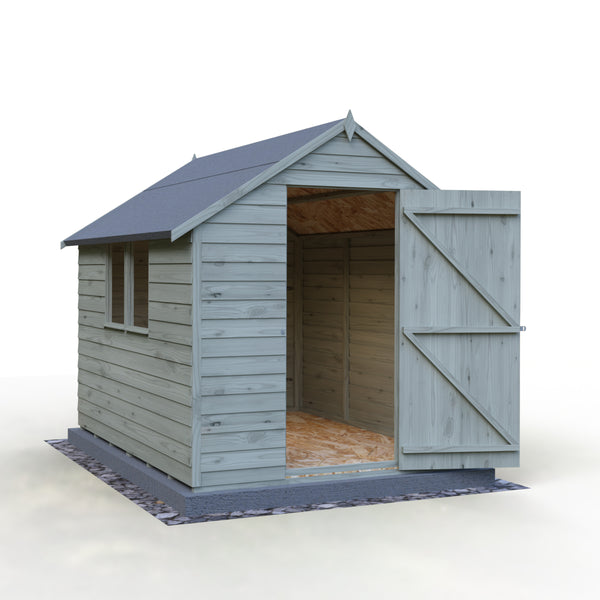 Shire Overlap 8x6 Value with Window Pressure Treated Storage Shed