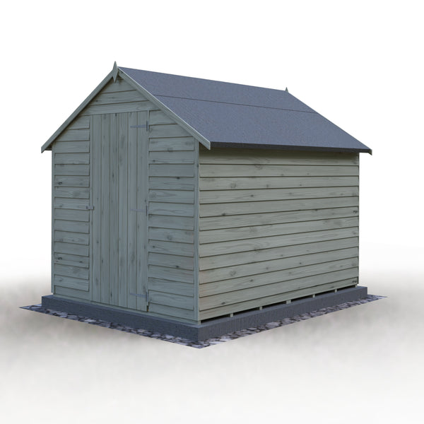 Shire Overlap 8x6 Value with Window Pressure Treated Storage Shed