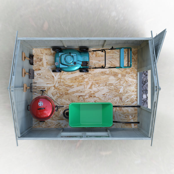 Shire Overlap 8x6 Value with Window Pressure Treated Storage Shed