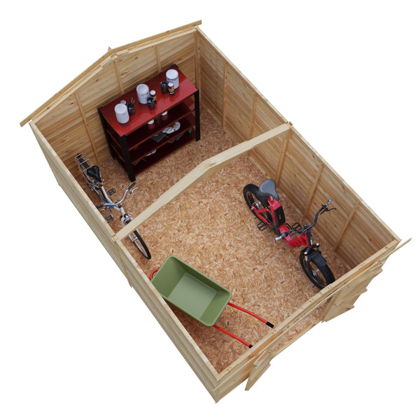 Overlap Double Door No windows 12x8 Storage Shed