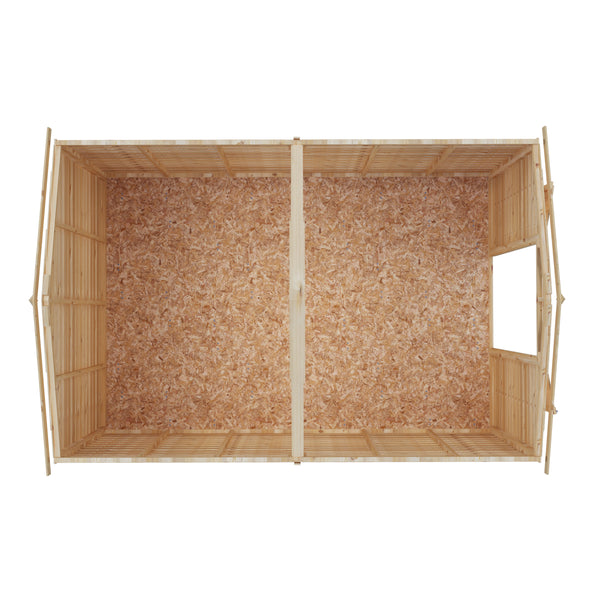 Overlap Double Door No windows 12x8 Storage Shed