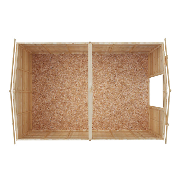 Overlap Double Door No windows 12x8 Storage Shed
