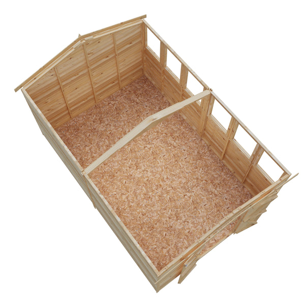 Overlap Double Door 12x8 Storage Shed