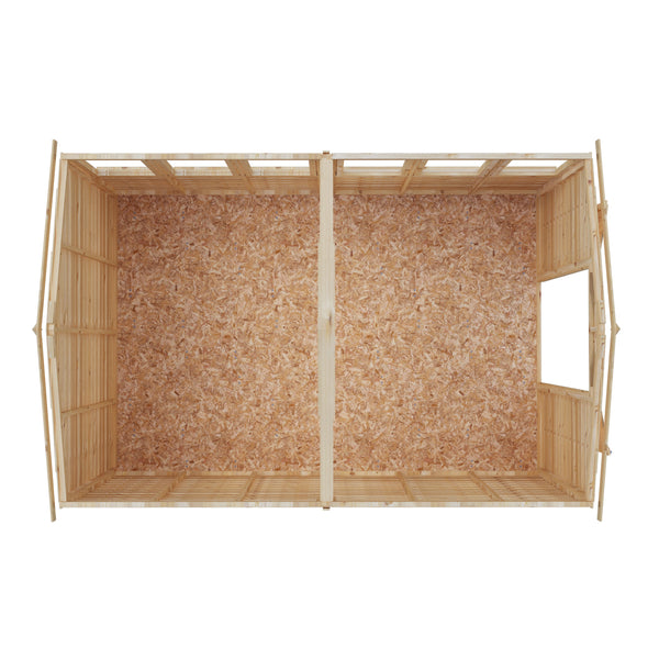 Overlap Double Door 12x8 Storage Shed