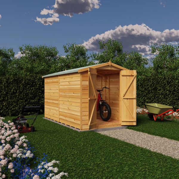 Overlap Double Door No windows 10x6 Storage Shed