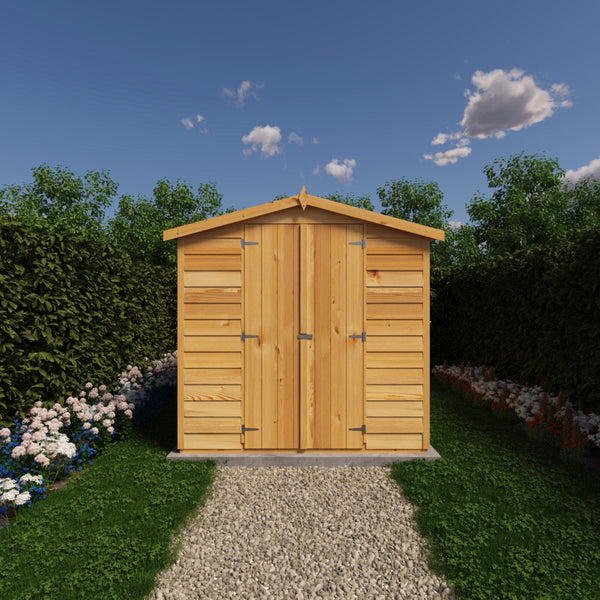 Overlap Double Door No windows 10x6 Storage Shed