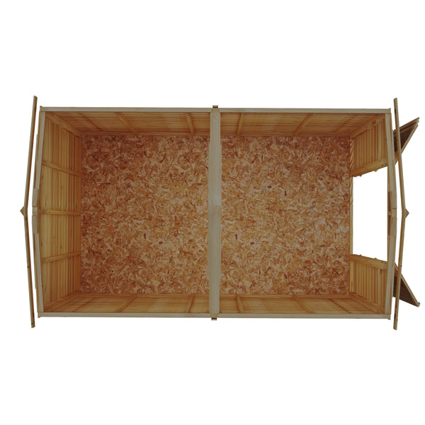 Overlap Double Door No windows 10x6 Storage Shed