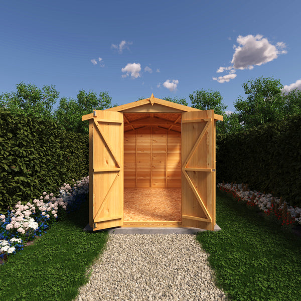 Overlap Double Door 10x6 Storage Shed