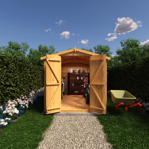 Overlap Double Door 10x6 Storage Shed