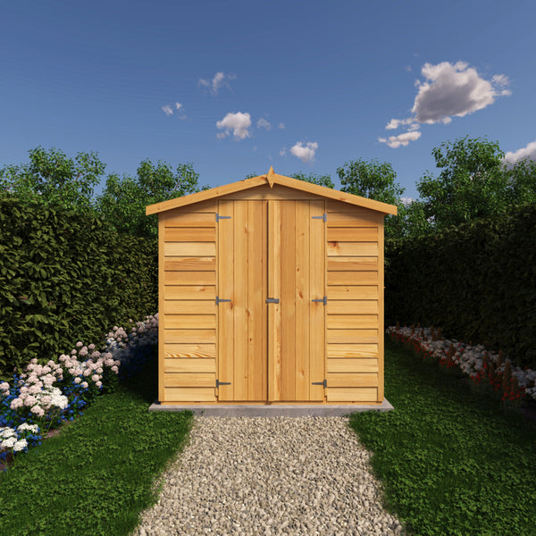 Overlap Double Door 10x6 Storage Shed