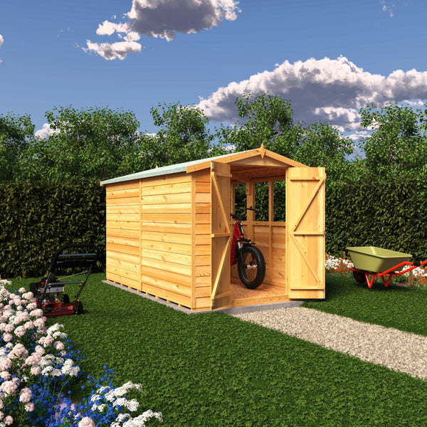 Overlap Double Door 10x6 Storage Shed