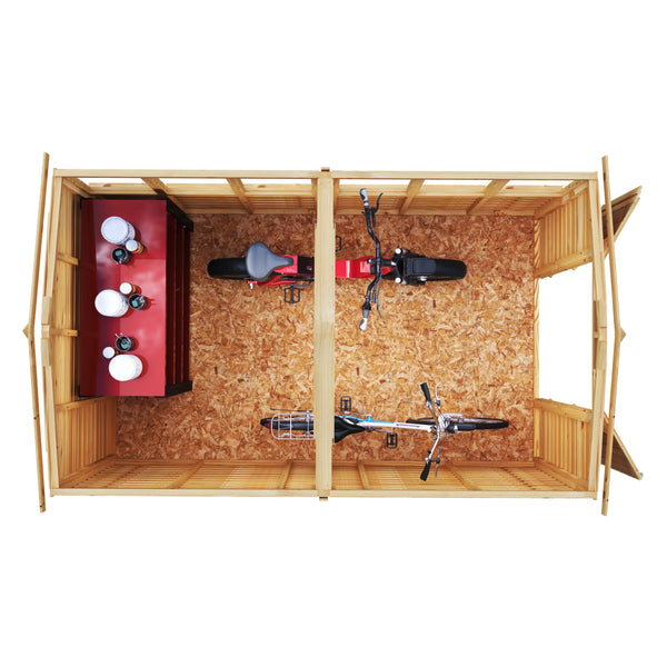 Overlap Double Door 10x6 Storage Shed