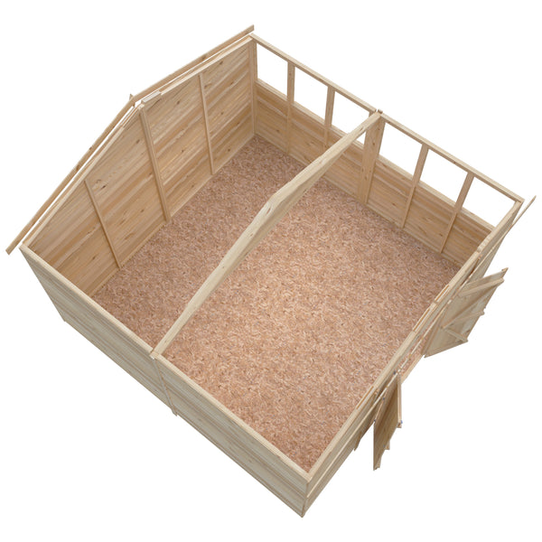 Overlap Double Door 10x10 Economy Storage Shed