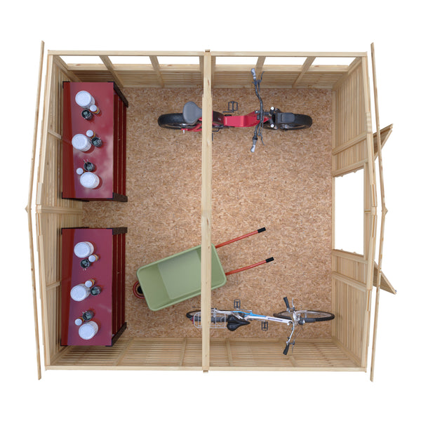 Overlap Double Door 10x10 Economy Storage Shed