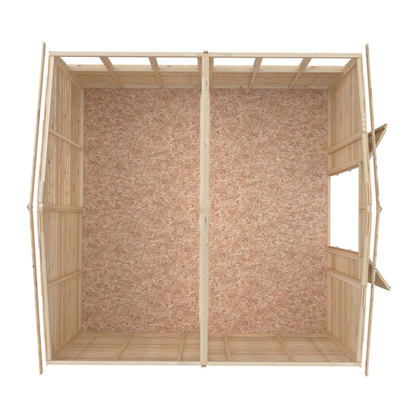 Overlap Double Door 10x10 Economy Storage Shed