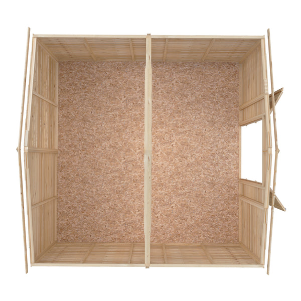 Overlap Double Door No windows 10x10 Economy Storage Shed