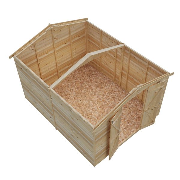Overlap Double Door No windows 10x8 Storage Shed