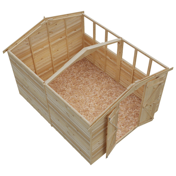 Overlap Double Door 10x8 Storage Shed