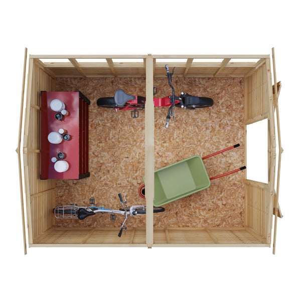 Overlap Double Door 10x8 Storage Shed